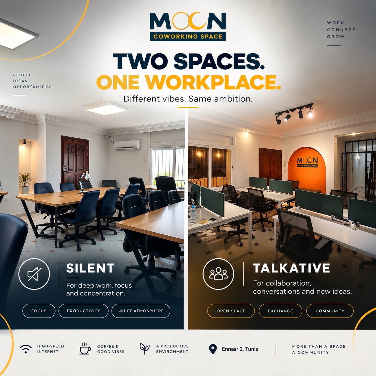 TWO SPACES.🌙ONE WORKPLACE. — photo 3